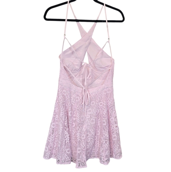 For Love And Lemons Carmela Mini Dress Purple NWT - Picture 6 of 16